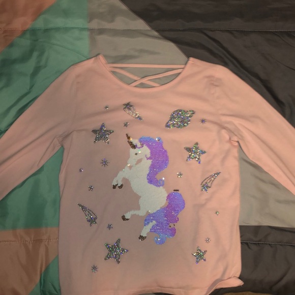 Cute unicorn long sleeve shirt - Picture 1 of 2